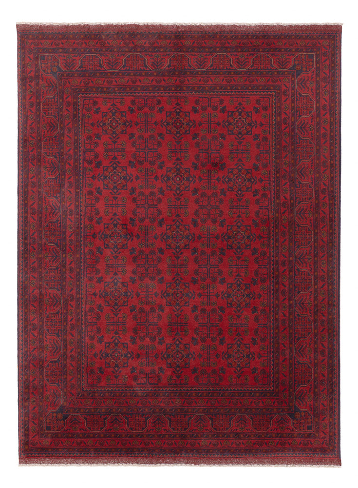Afghan Rug - Kunduz - 234 x 170 cm - red