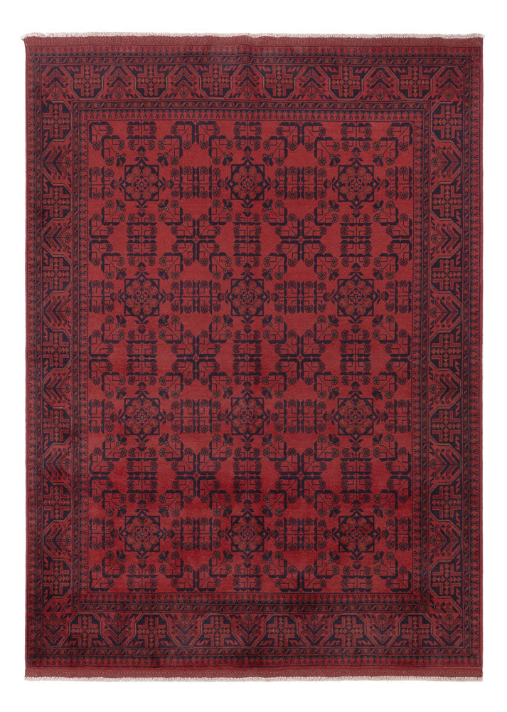 Afghan Rug - Kunduz - 240 x 175 cm - red