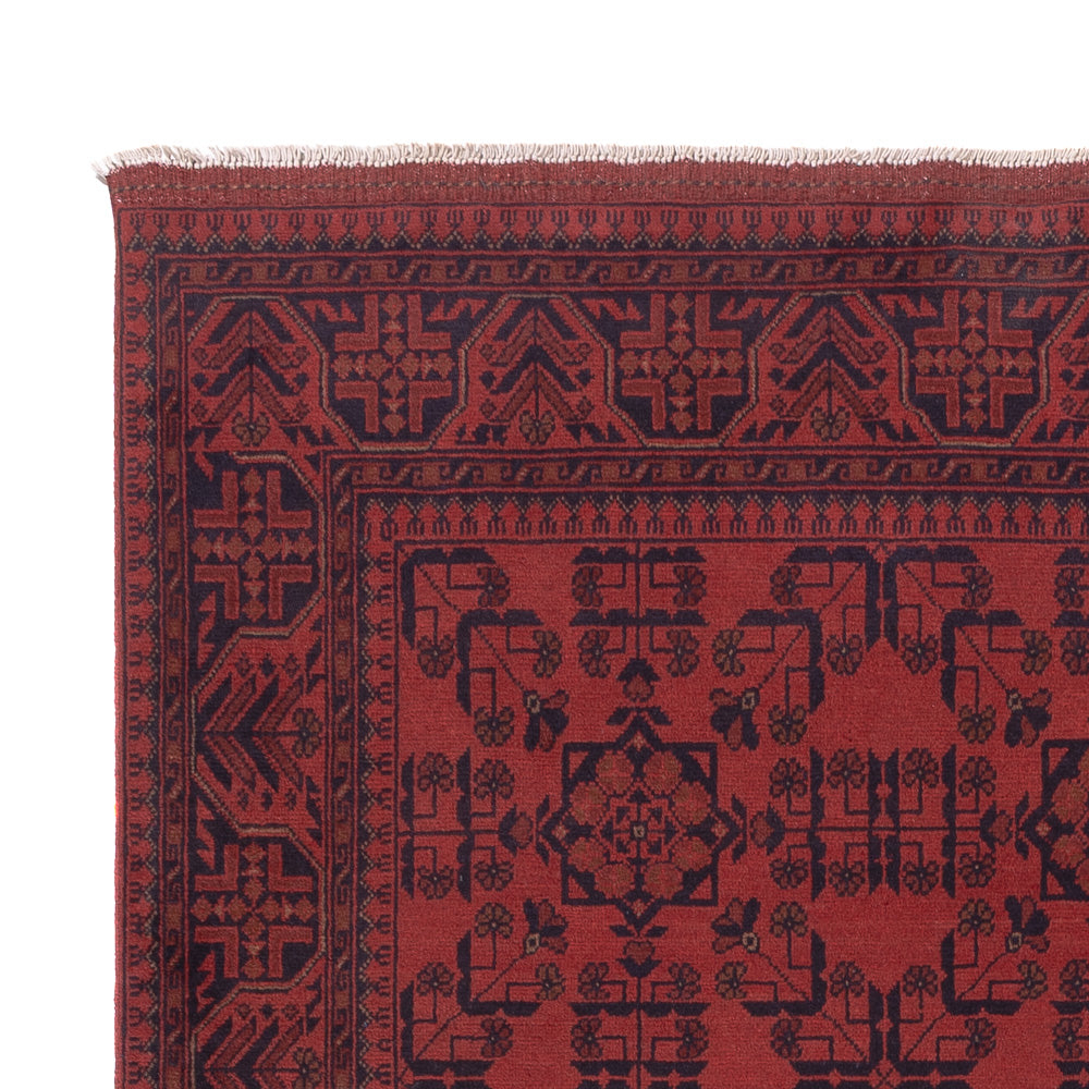 Afghan Rug - Kunduz - 240 x 175 cm - red