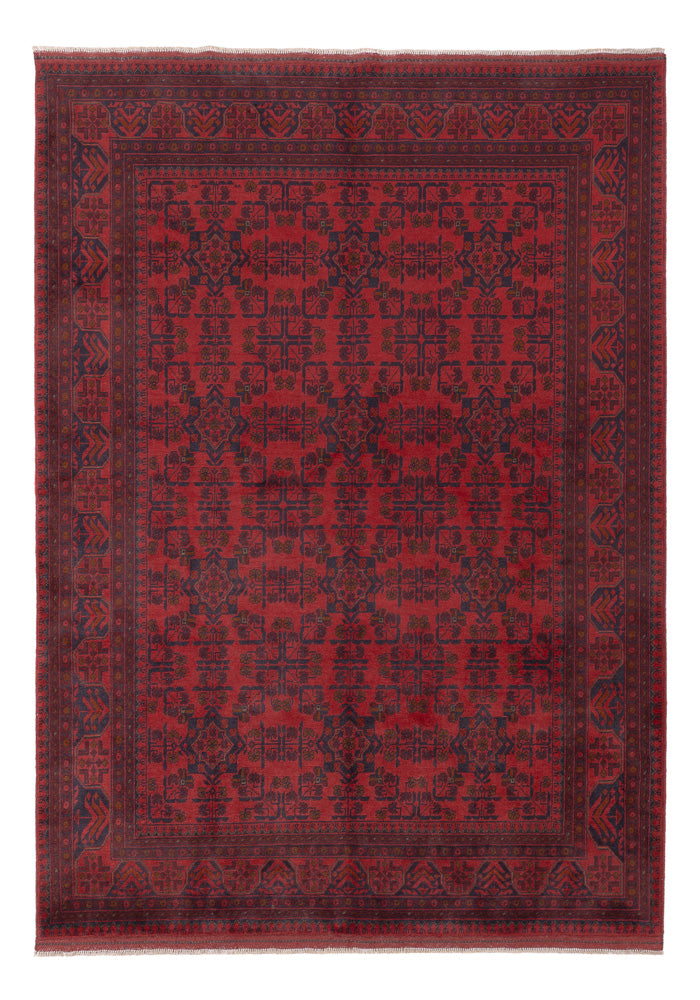 Afghan Rug - Kunduz - 238 x 174 cm - red