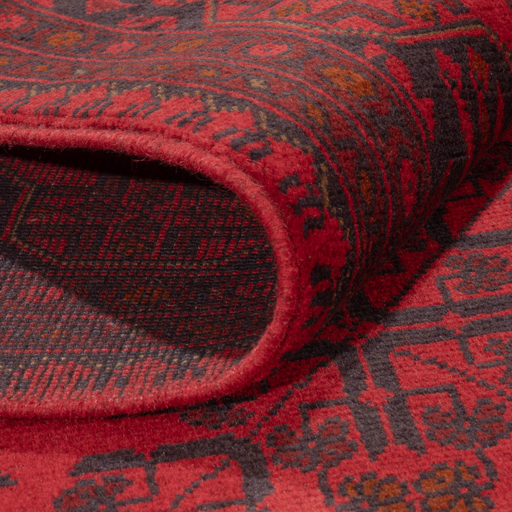 Afghan Rug - Kunduz - 238 x 174 cm - red