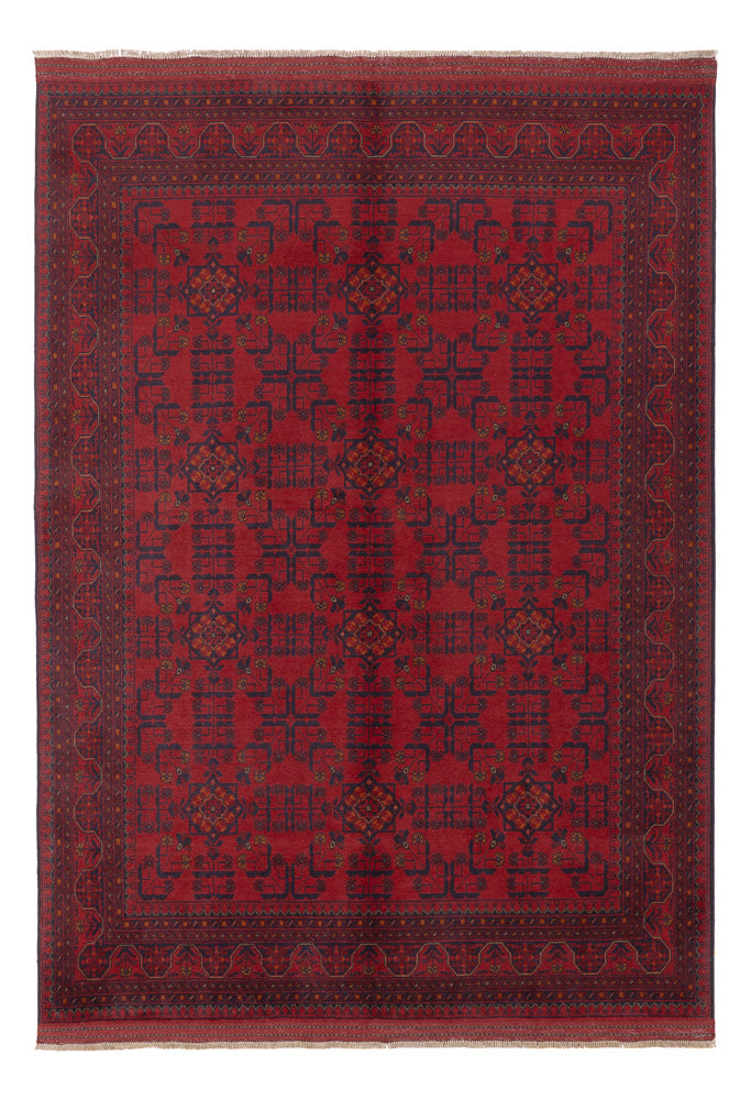 Afghan Rug - Kunduz - 235 x 169 cm - red