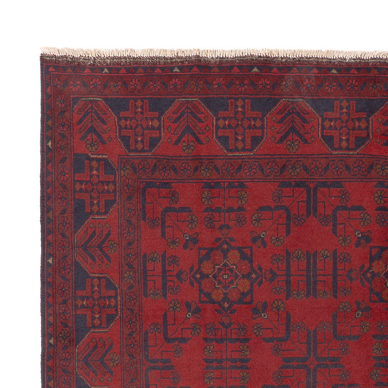 Afghan Rug - Kunduz - 234 x 178 cm - red
