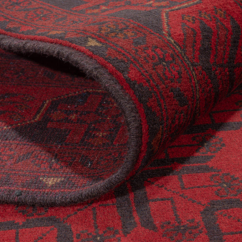 Afghan Rug - Kunduz - 234 x 178 cm - red