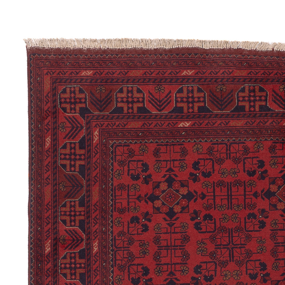 Afghan Rug - Kunduz - 227 x 171 cm - red