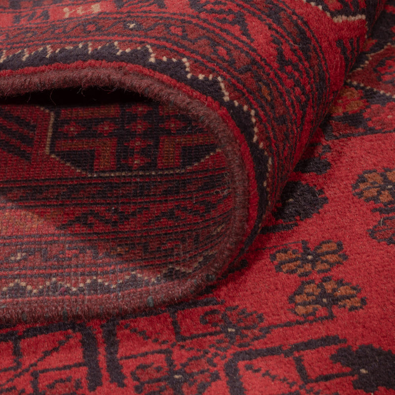 Afghan Rug - Kunduz - 227 x 171 cm - red