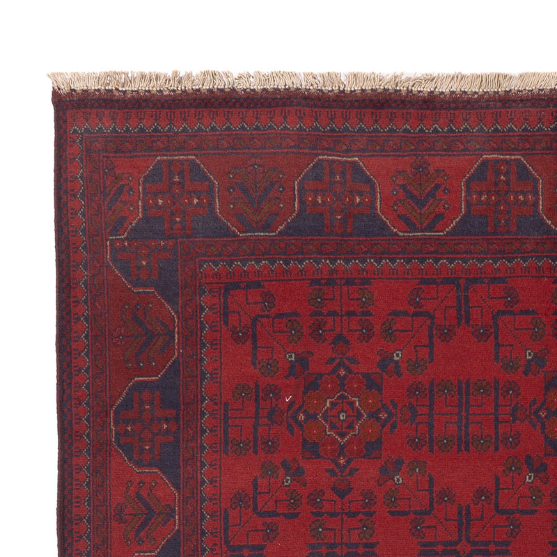 Afghan Rug - Kunduz - 229 x 177 cm - red
