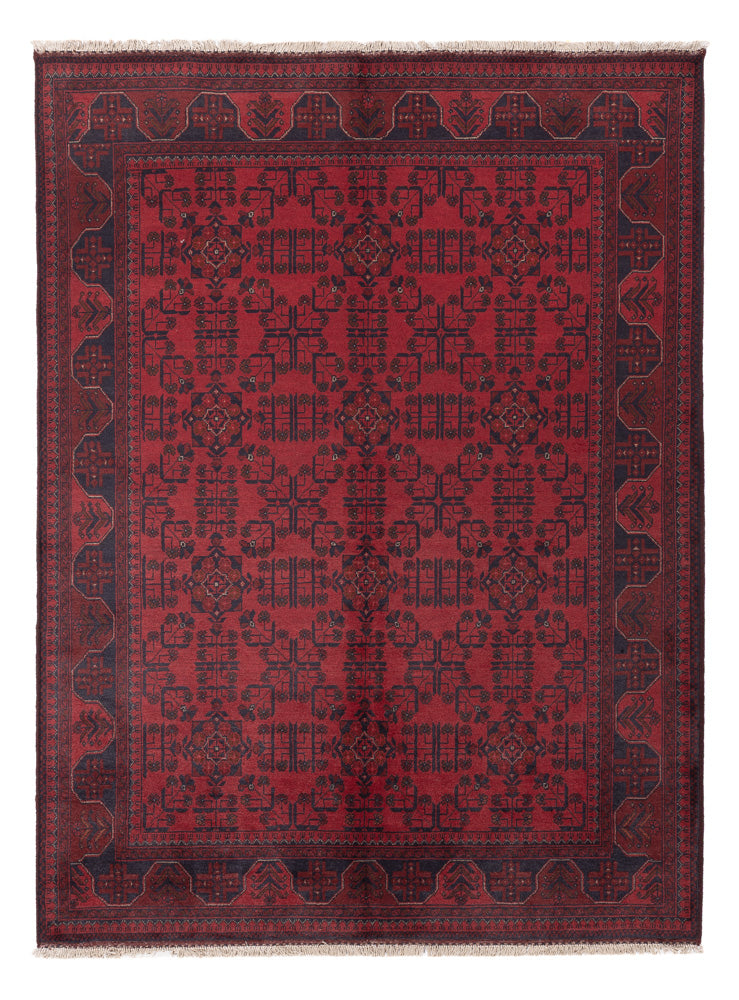 Afghan Rug - Kunduz - 233 x 171 cm - red