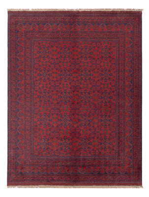 Afghan Rug - Kunduz - 231 x 176 cm - red