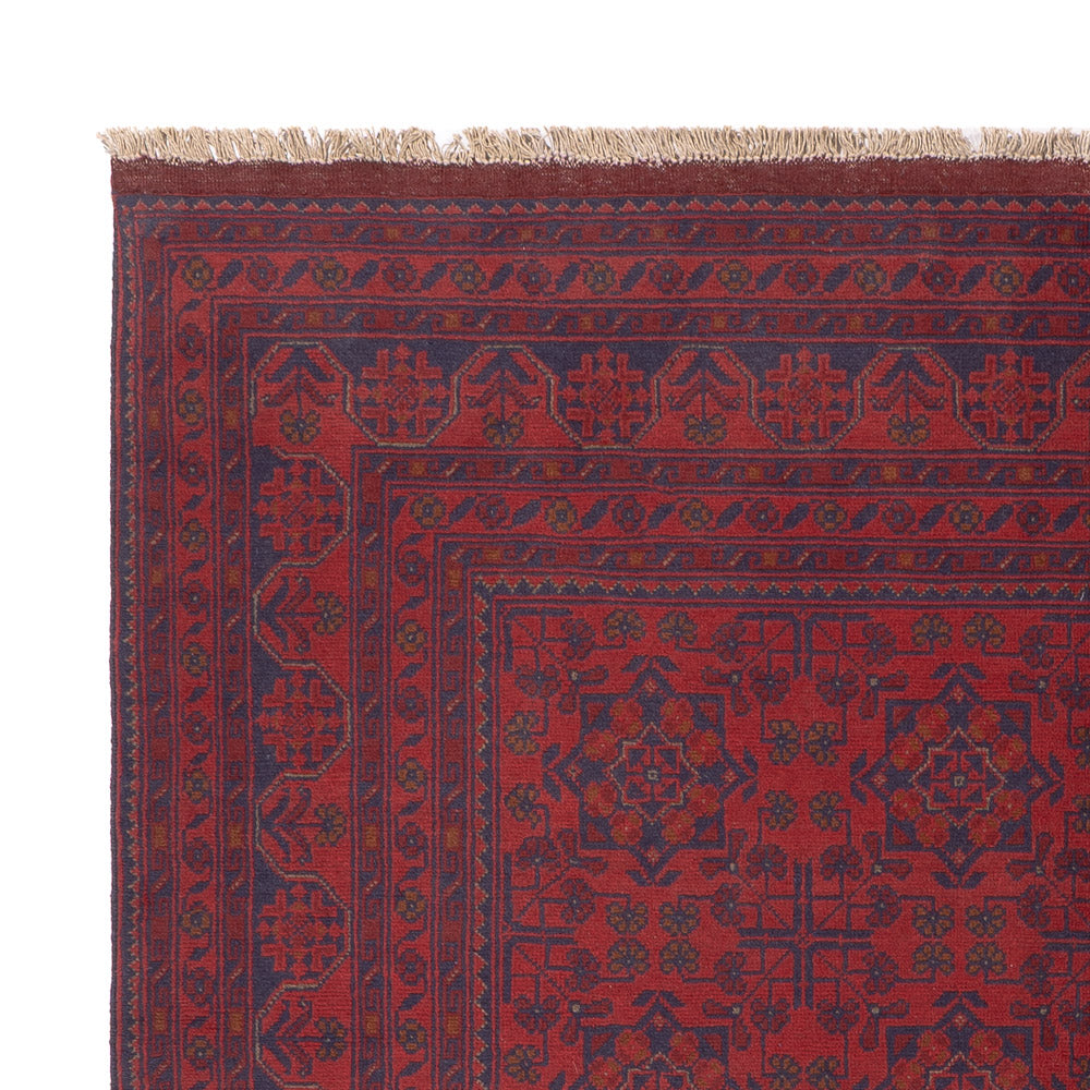 Afghan Rug - Kunduz - 231 x 176 cm - red