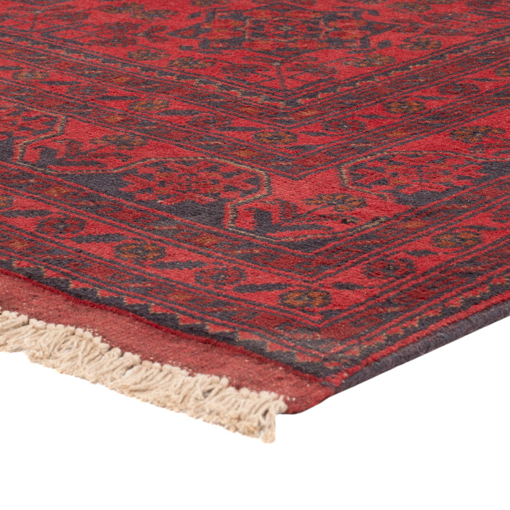 Afghan Rug - Kunduz - 231 x 176 cm - red