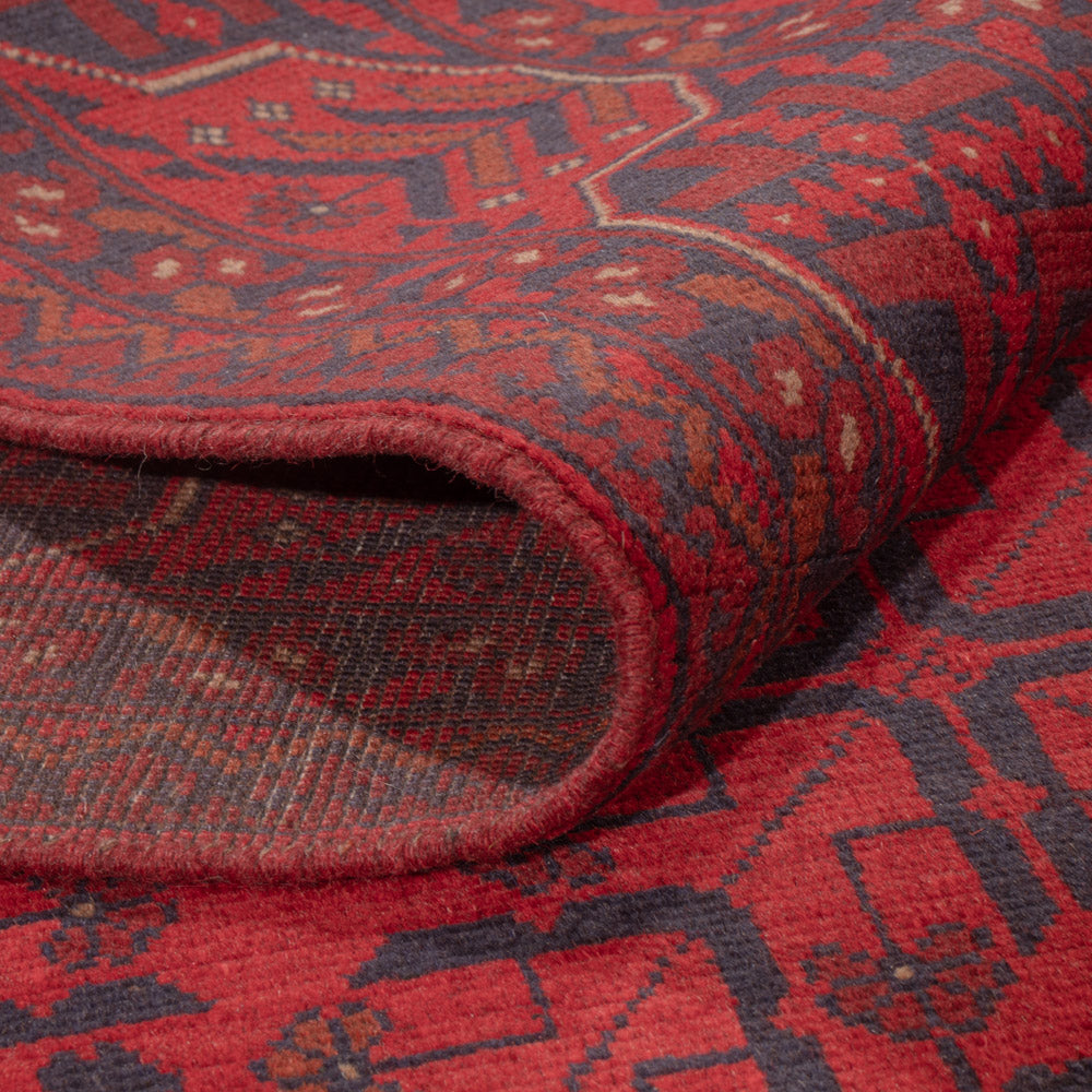 Afghan Rug - Kunduz - 234 x 171 cm - red