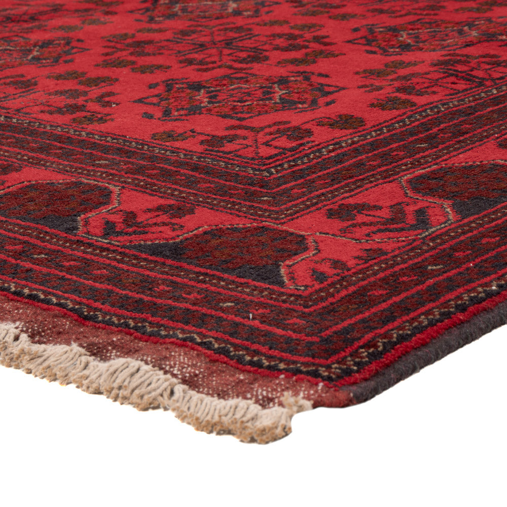 Afghan Rug - Kunduz - 223 x 173 cm - red