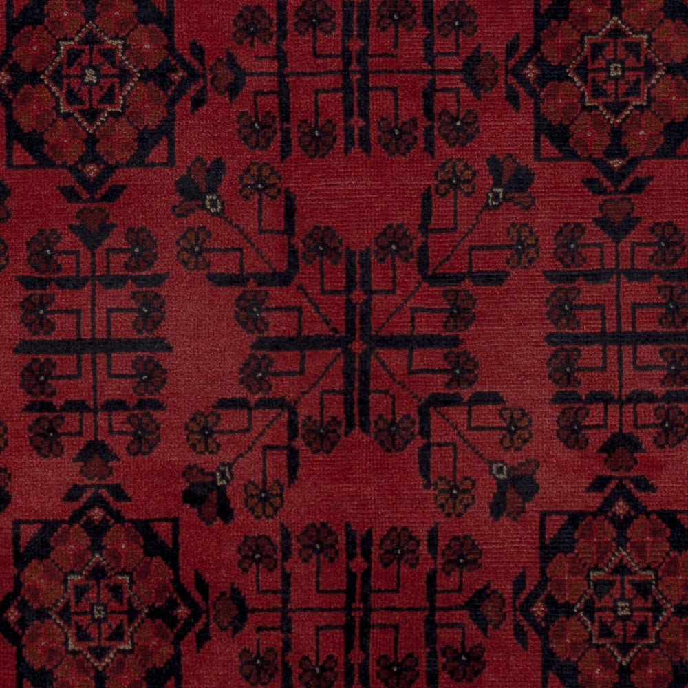 Afghan Rug - Kunduz - 205 x 147 cm - red