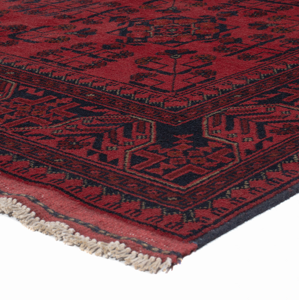 Afghan Rug - Kunduz - 205 x 147 cm - red