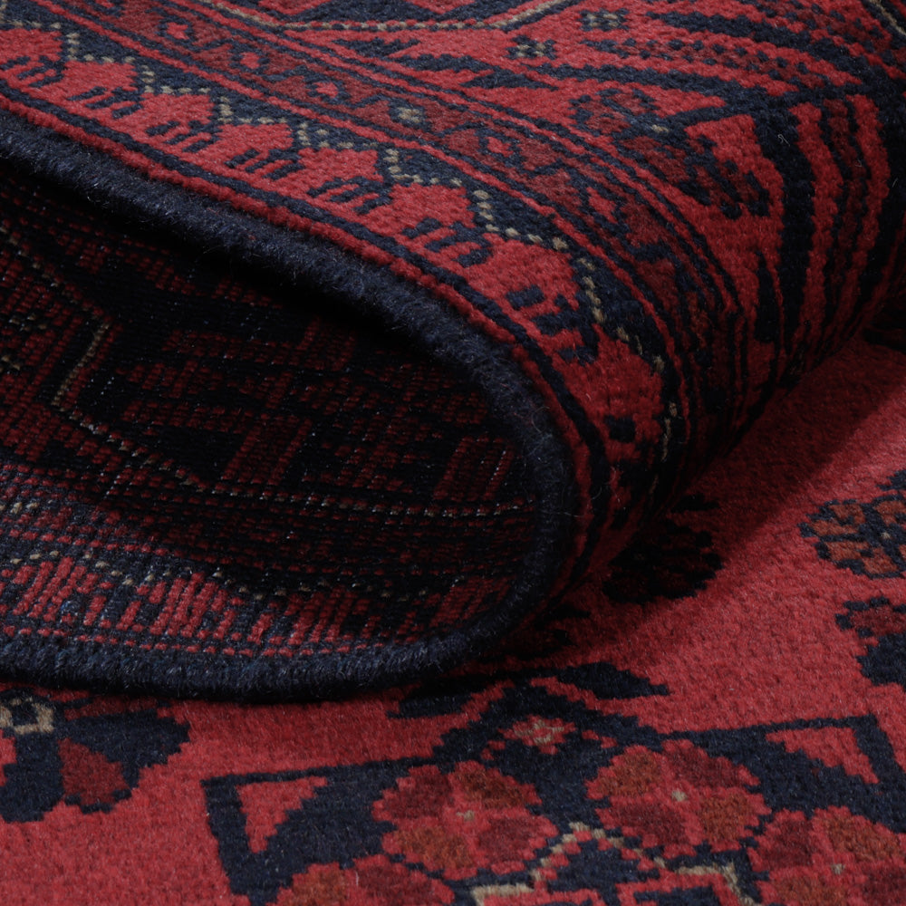 Afghan Rug - Kunduz - 205 x 147 cm - red