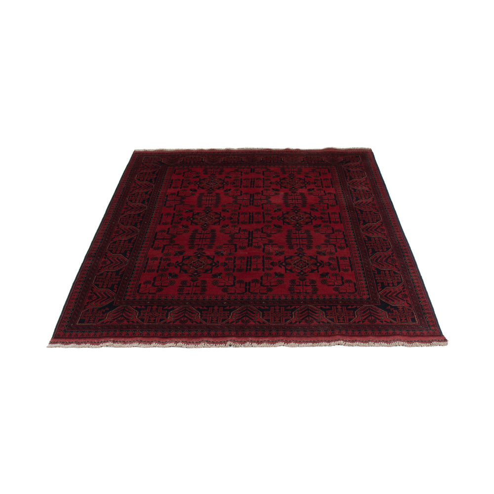 Afghan Rug - Kunduz - 205 x 147 cm - red