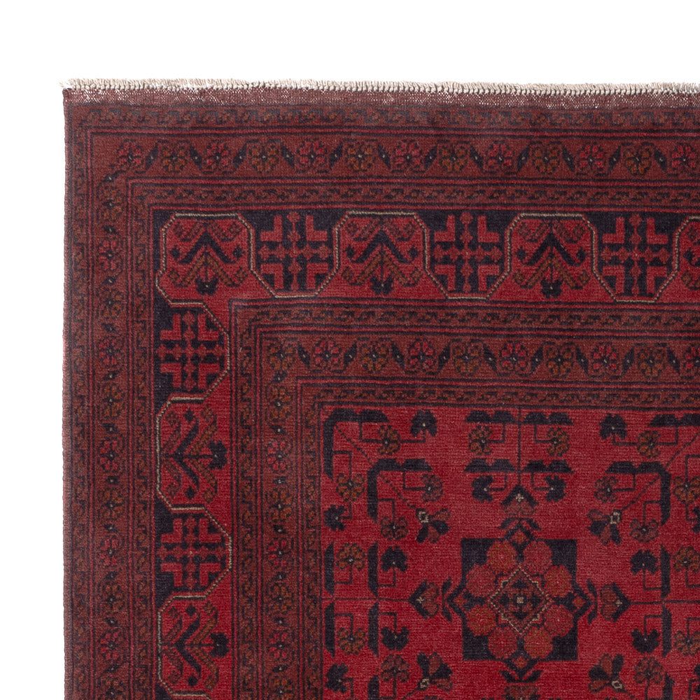 Afghan Rug - Kunduz - 206 x 151 cm - red