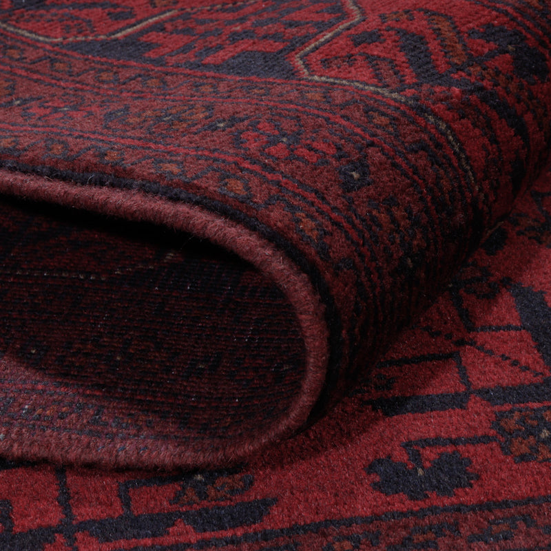 Afghan Rug - Kunduz - 206 x 151 cm - red