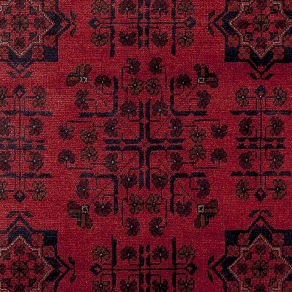 Afghan Rug - Kunduz - 200 x 148 cm - red