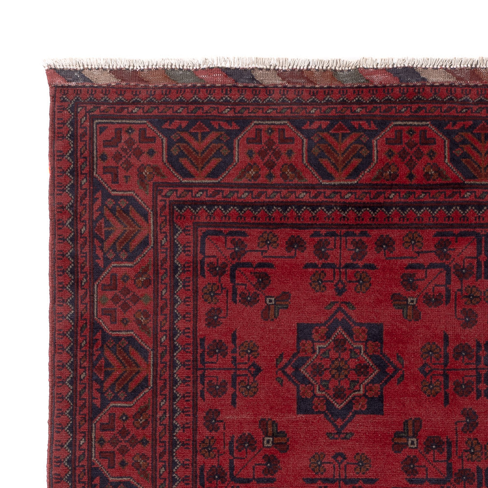 Afghan Rug - Kunduz - 200 x 148 cm - red