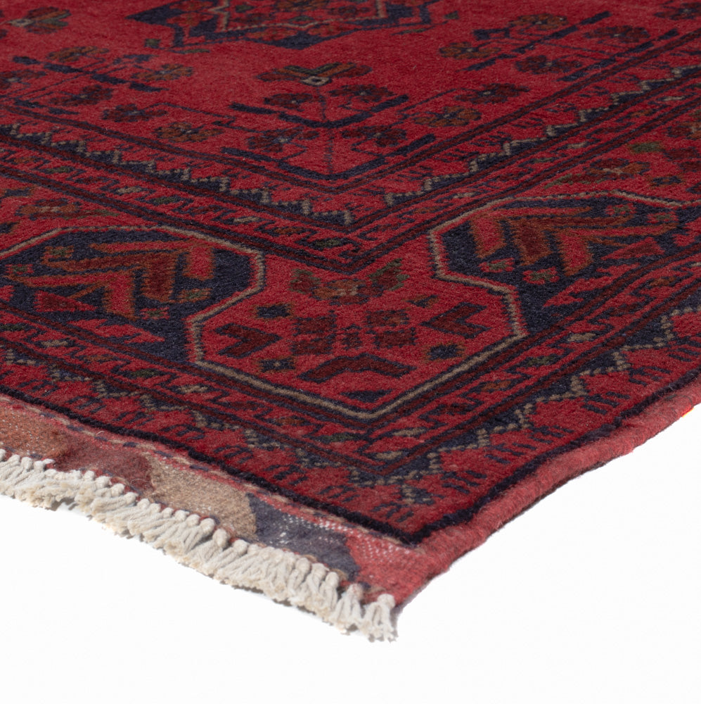 Afghan Rug - Kunduz - 200 x 148 cm - red