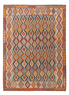 Kelim Rug - Splash - 348 x 255 cm - colorful