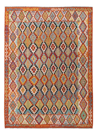 Kelim Rug - Splash - 348 x 255 cm - colorful
