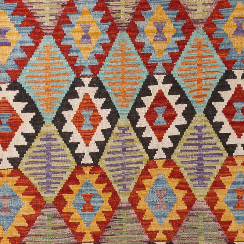 Kelim Rug - Splash - 348 x 255 cm - colorful