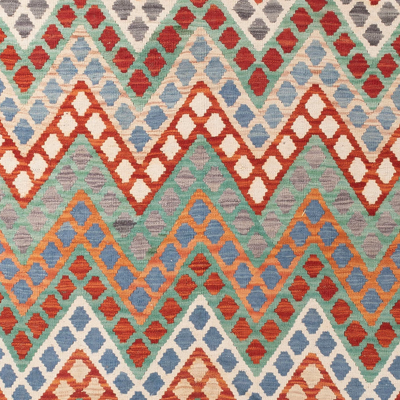 Kelim Rug - Splash - 285 x 263 cm - colorful