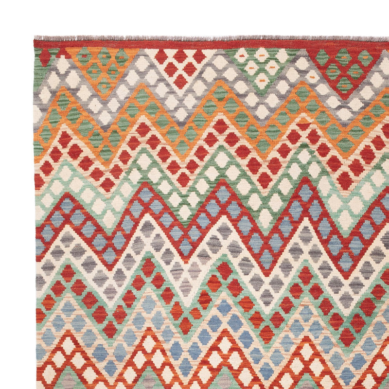 Kelim Rug - Splash - 285 x 263 cm - colorful