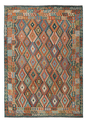 Kelim Rug - Splash - 353 x 251 cm - colorful