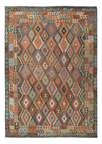 Kelim Rug - Splash - 353 x 251 cm - colorful