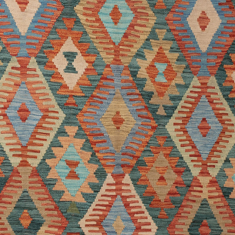 Kelim Rug - Splash - 353 x 251 cm - colorful