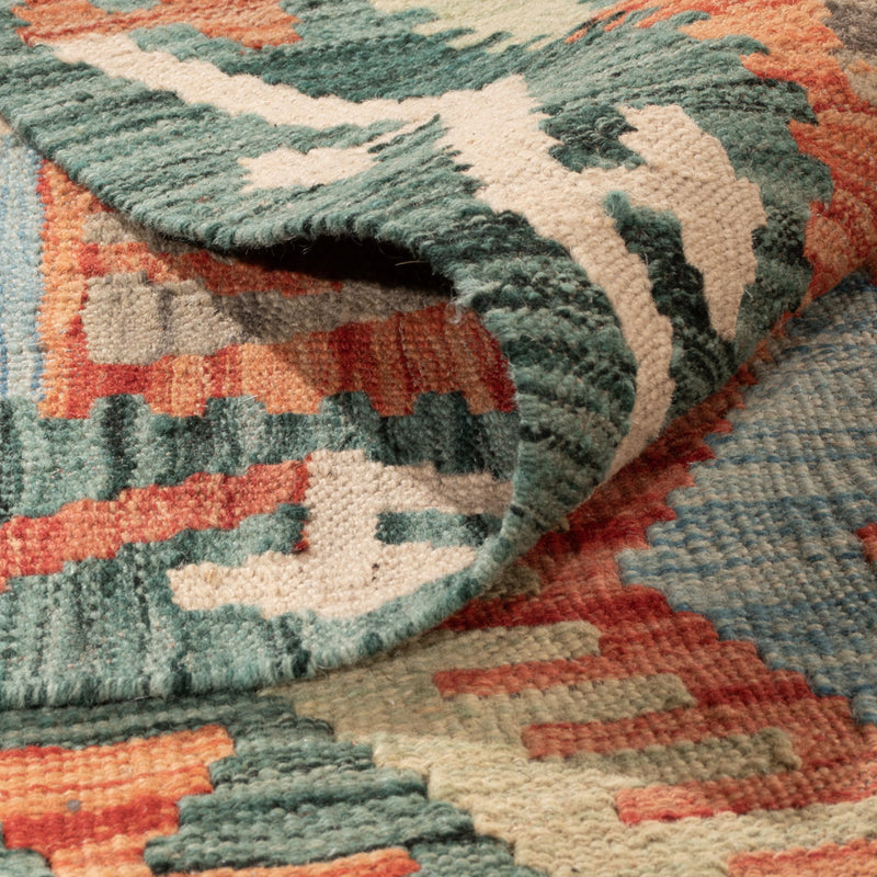 Kelim Rug - Splash - 353 x 251 cm - colorful