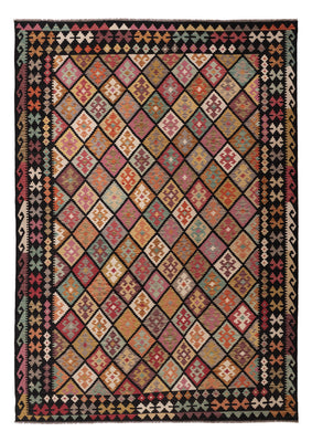 Kelim Rug - Splash - 364 x 261 cm - colorful