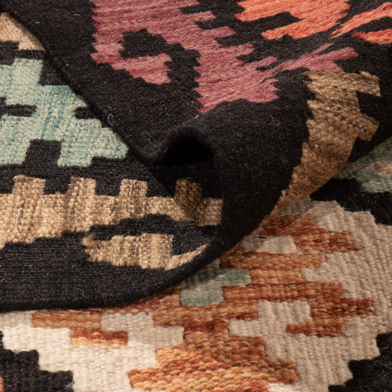 Kelim Rug - Splash - 364 x 261 cm - colorful