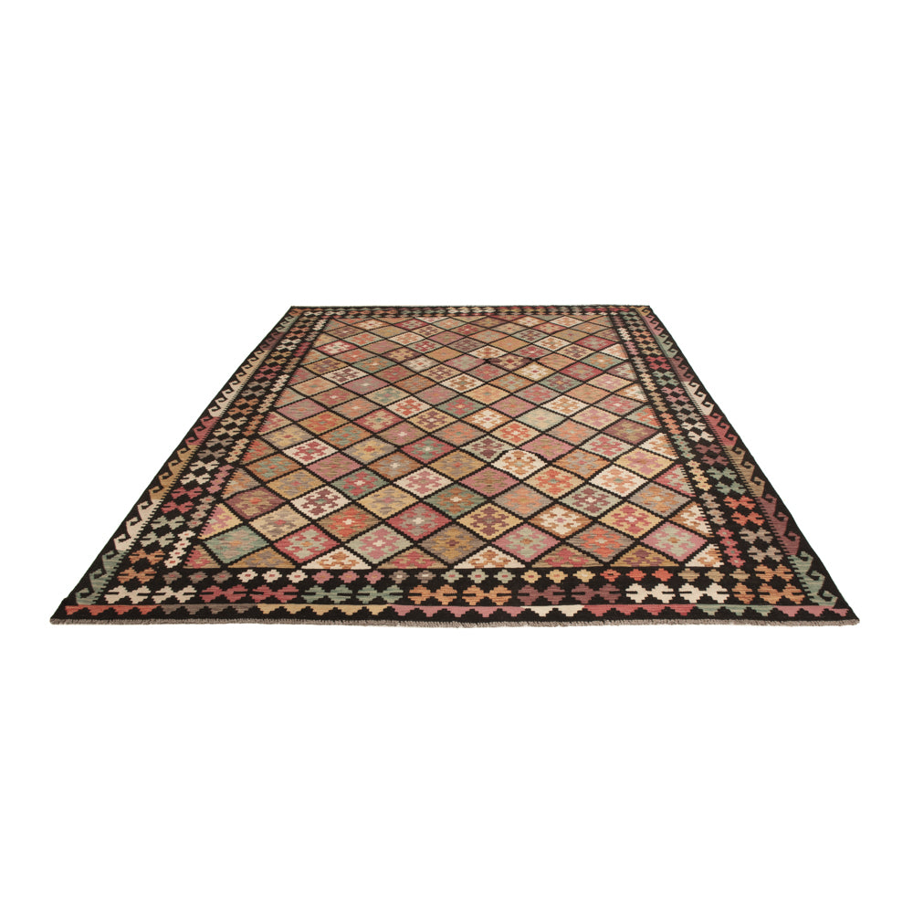 Kelim Rug - Splash - 364 x 261 cm - colorful