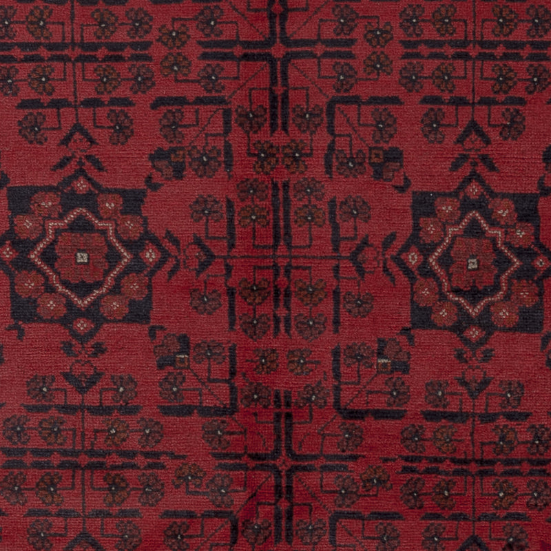 Afghan Rug - Kunduz - 200 x 145 cm - red