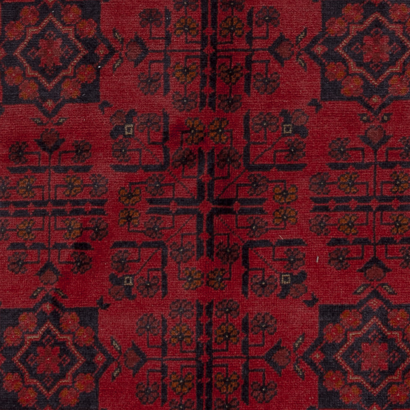 Afghan Rug - Kunduz - 200 x 152 cm - red
