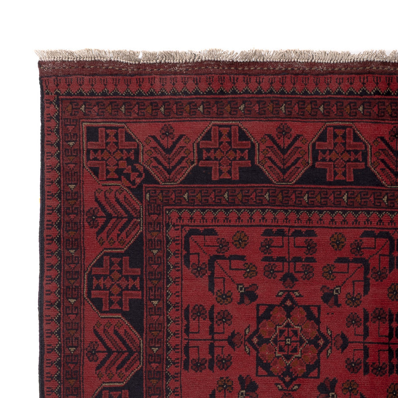 Afghan Rug - Kunduz - 202 x 146 cm - red