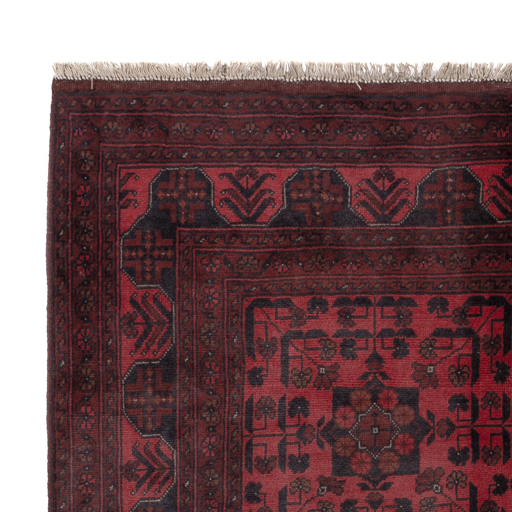 Afghan Rug - Kunduz - 203 x 149 cm - red