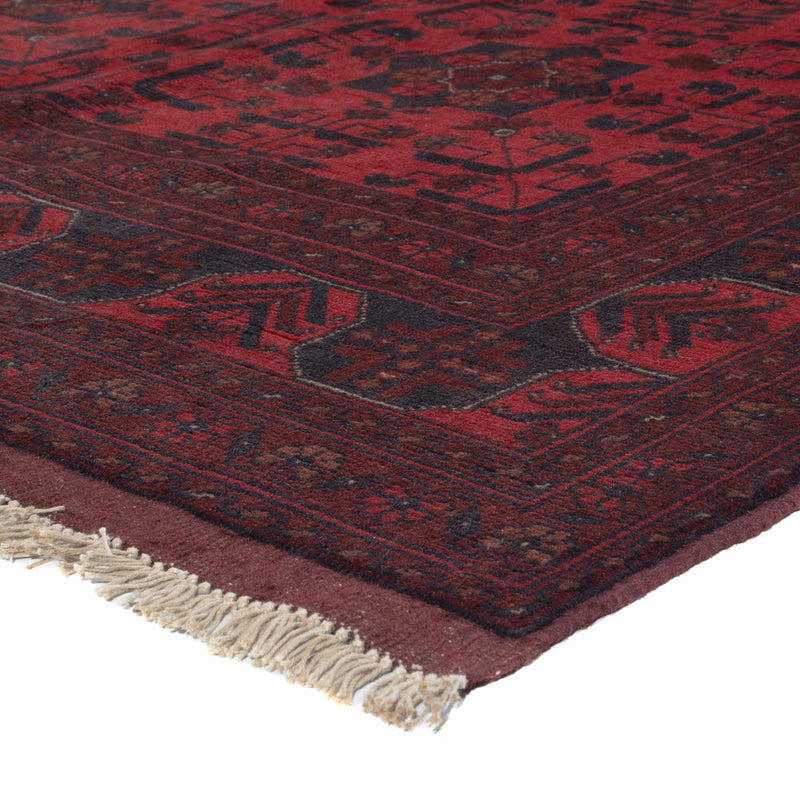 Afghan Rug - Kunduz - 203 x 149 cm - red