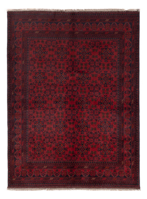 Afghan Rug - Kunduz - 200 x 151 cm - red