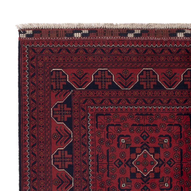 Afghan Rug - Kunduz - Royal - 199 x 150 cm - red