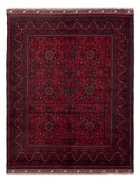 Afghan Rug - Kunduz - Royal - 195 x 153 cm - red