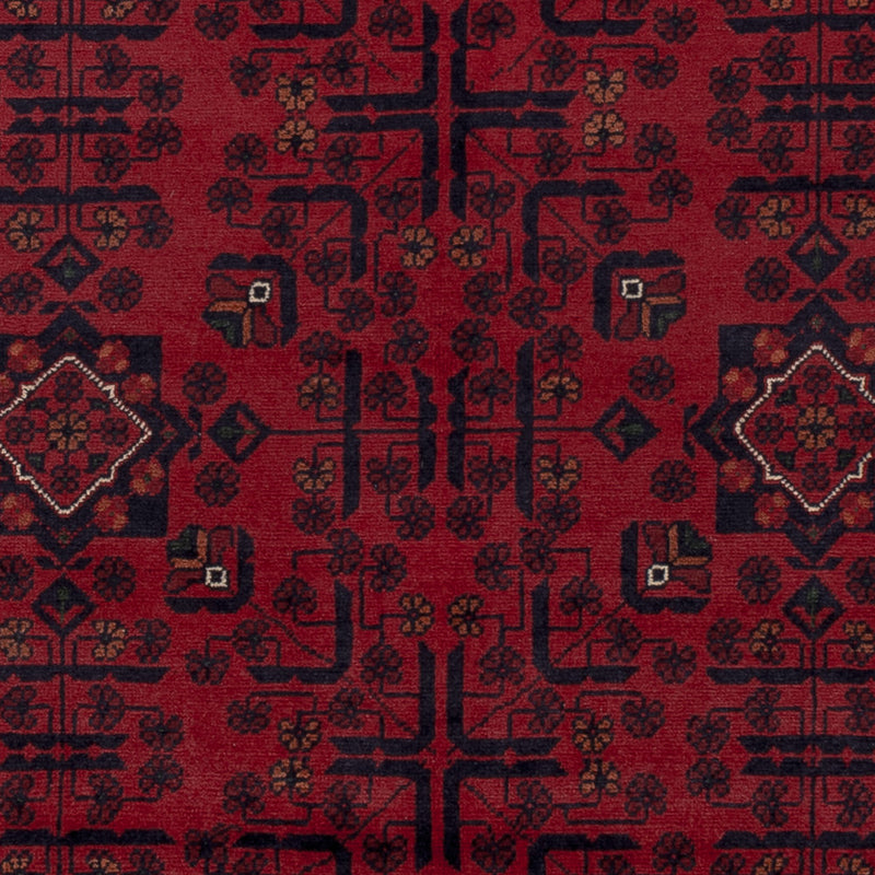 Afghan Rug - Kunduz - Royal - 195 x 153 cm - red