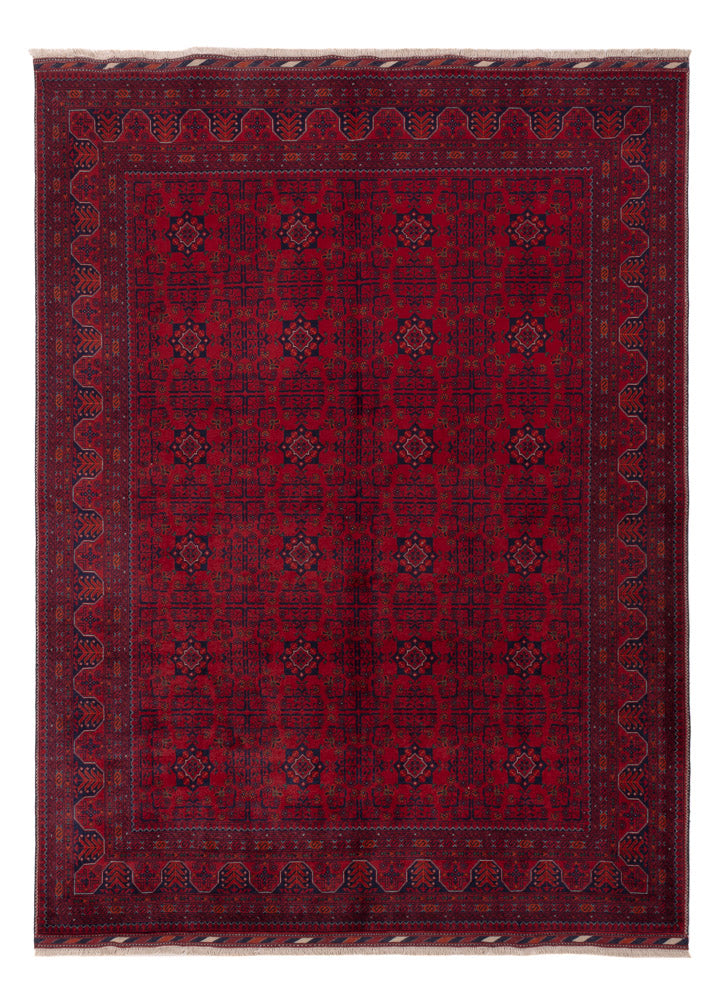 Afghan Rug - Royal - 240 x 171 cm - red