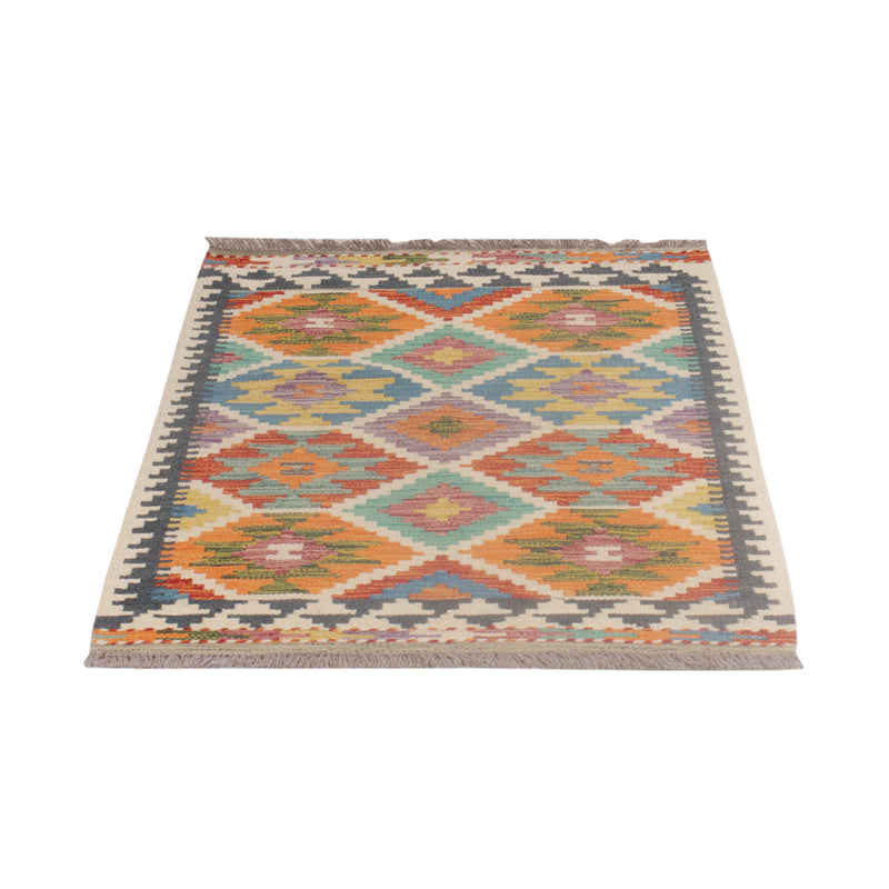 Kelim Rug - Splash - 115 x 76 cm - multicolored