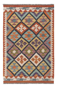 Kelim Rug - Splash - 129 x 81 cm - multicolored